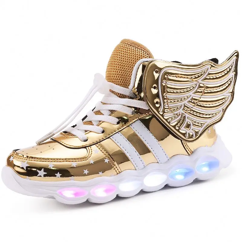 

2020 New Arrival Led Laces Shoes Kids Led Light Shoes Children Led Light Shoes