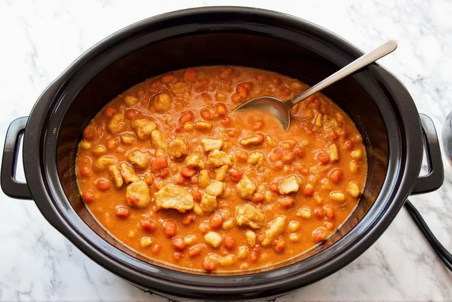 Easy Chicken Chili Recipe for Crock Pot | 6-Ingredient Meal