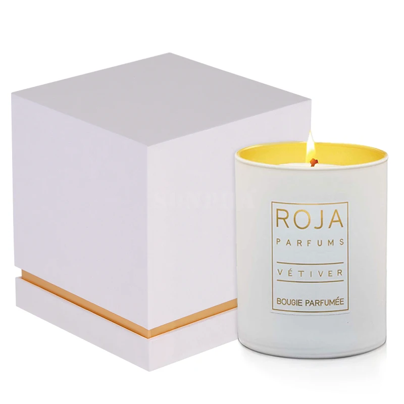 

Elegant Design Luxury Custom Printed Candle jar Box Packaging Paper Cardboard Rigid Gift Packing Tealight Candle Boxes