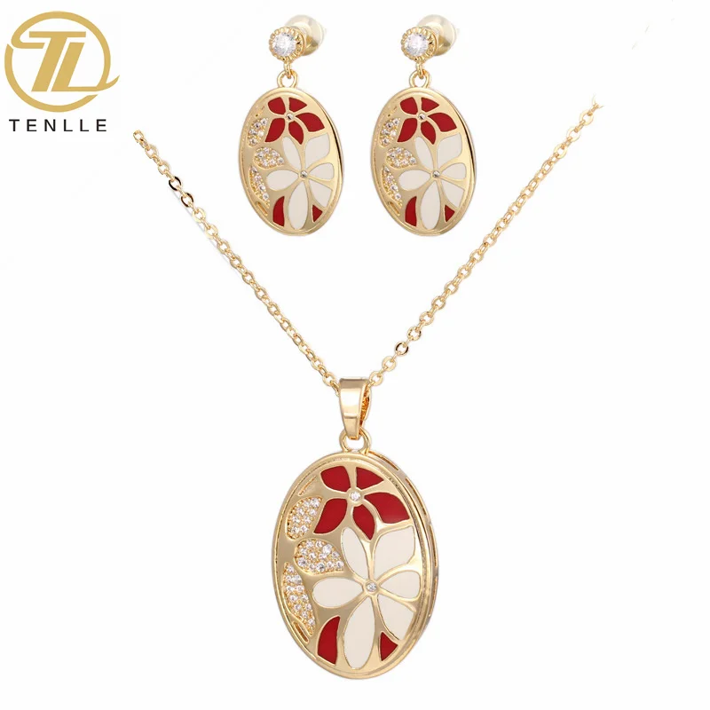 

Fashion Latest Designs Gold Plated Jewelry necklace Jewelry Earring