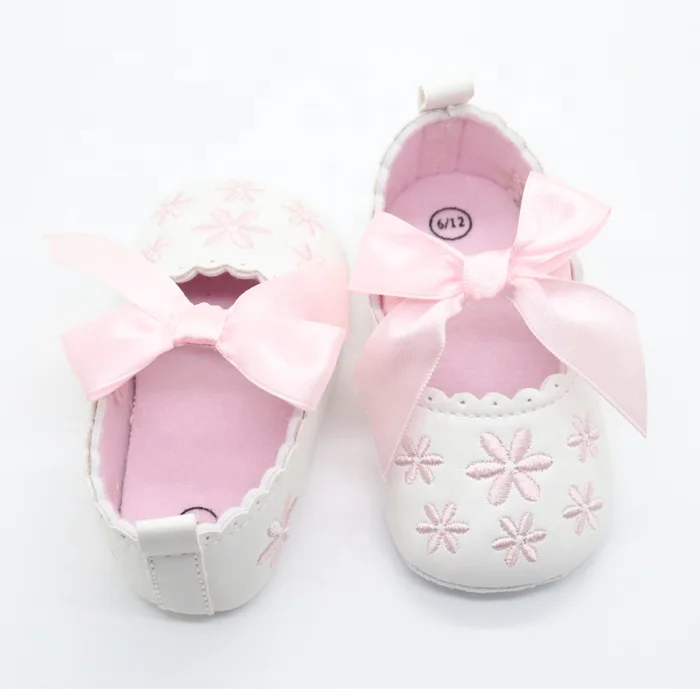 

Hot Sale# 2021 Summer New Design Little Pink Flowers Toddler Shoes Butterfly Knot Girls Princess Sandals Baby Shoes