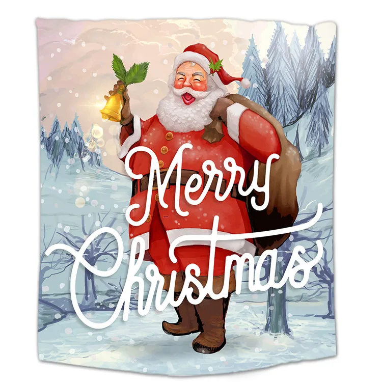 

Factory supplies Christmas decoration wall tapestry European and American background cloth