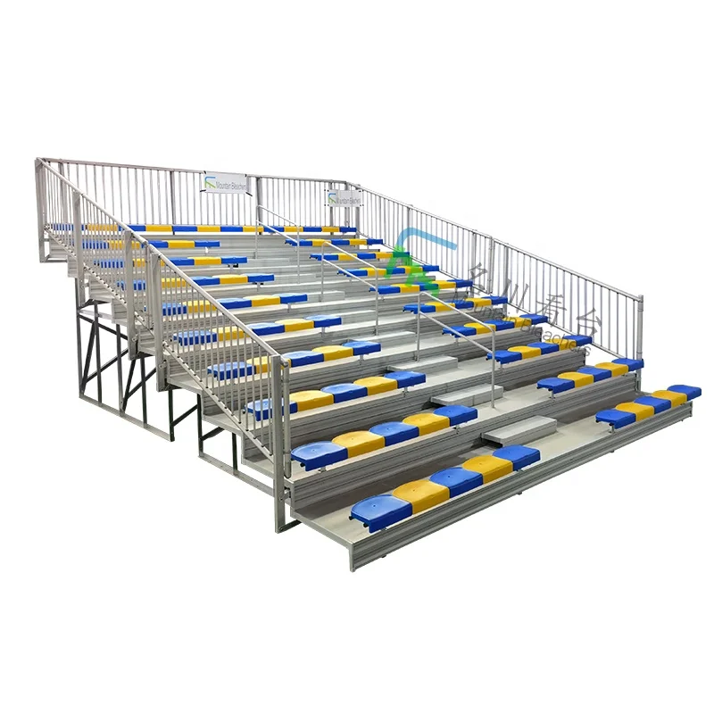 

High Rise Grandstand Sport Seating Bleachers Outdoor Grandstand Seating Sports Equipment For Cricket