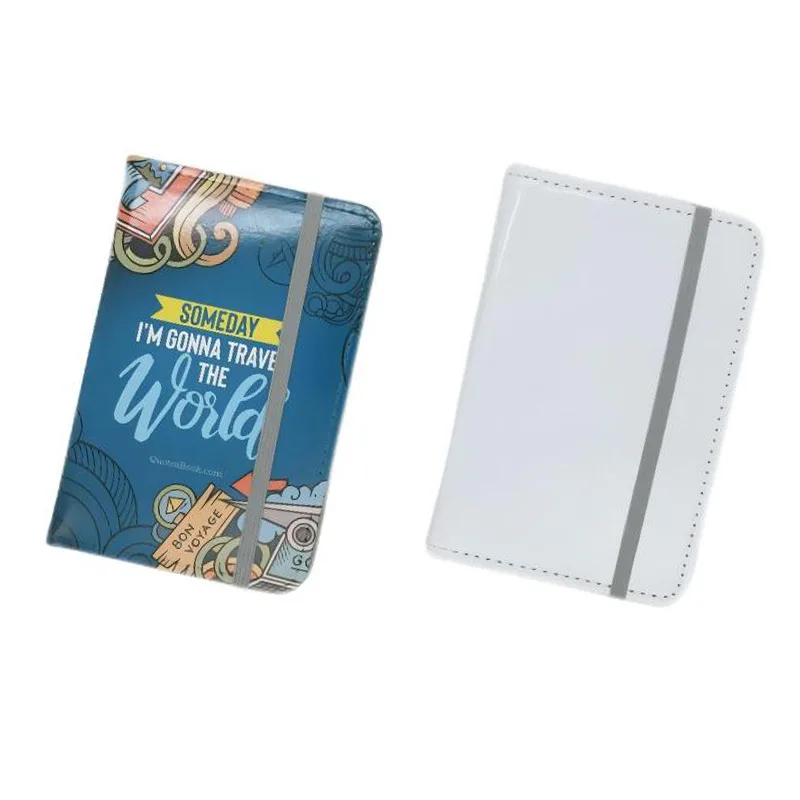 

2023 Qualisub New Arrival Multiple function PU leather Sublimation Passport Covers Credit Card covers