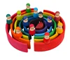 Kid Rainbow Building Blocks Montessori large wooden building block
