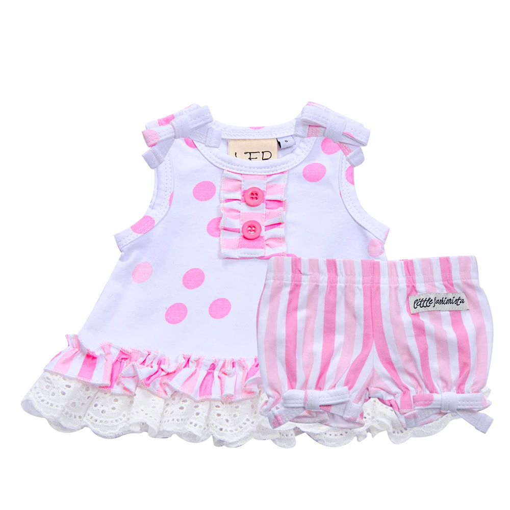 

Wholesale baby dress set customized pattern summer nightgown set, Customized color