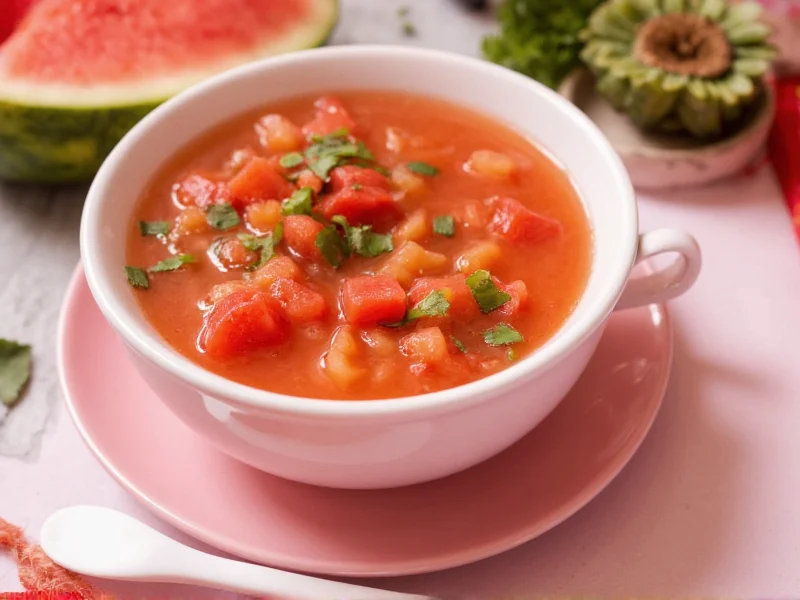 Watermelon Soup: Refreshing Recipe and Cultural Insights