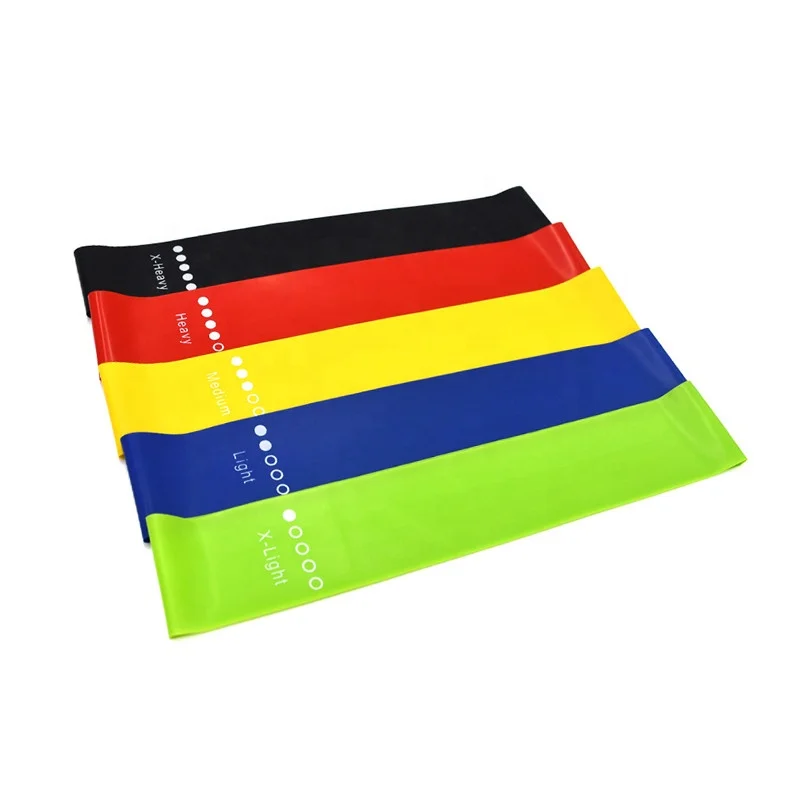 

Unisex Booty Band Hip Circle Loop Resistance Band Workout Exercise for Legs Thigh Glute Butt Squat Bands, Green , blue , yellow , red and black