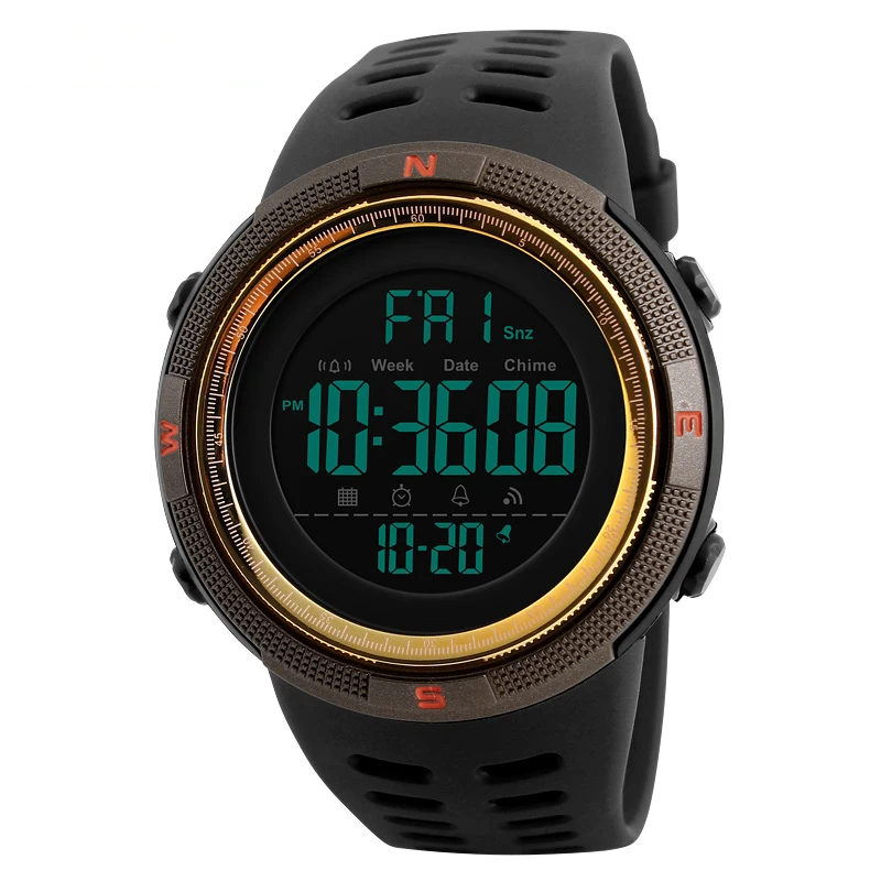

Reloj digitales Skmei 1251 Electronic Military Chronograph Digital Wrist Relojes Para Hombres Men Sport Watches