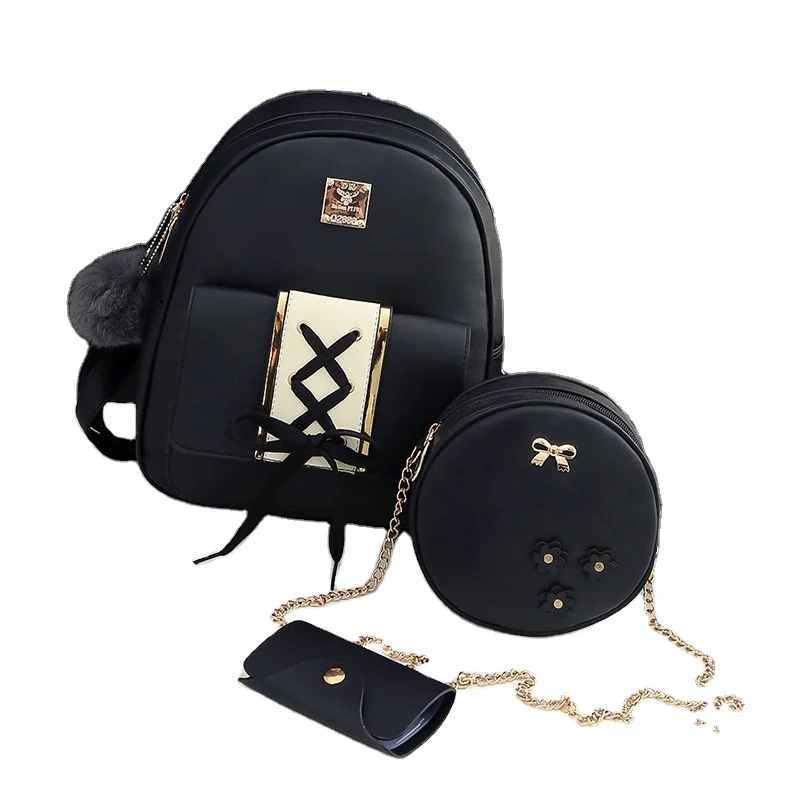 

2021 trendy Girls backpack Fashion shoulder Packs PU leather cute backpack, Picture