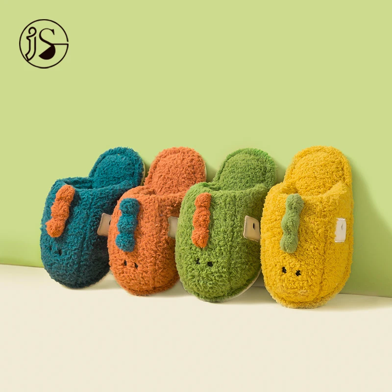 

2021 cool kids shoes fluffy indoor unicorn kids slippers bear slippers, Picture