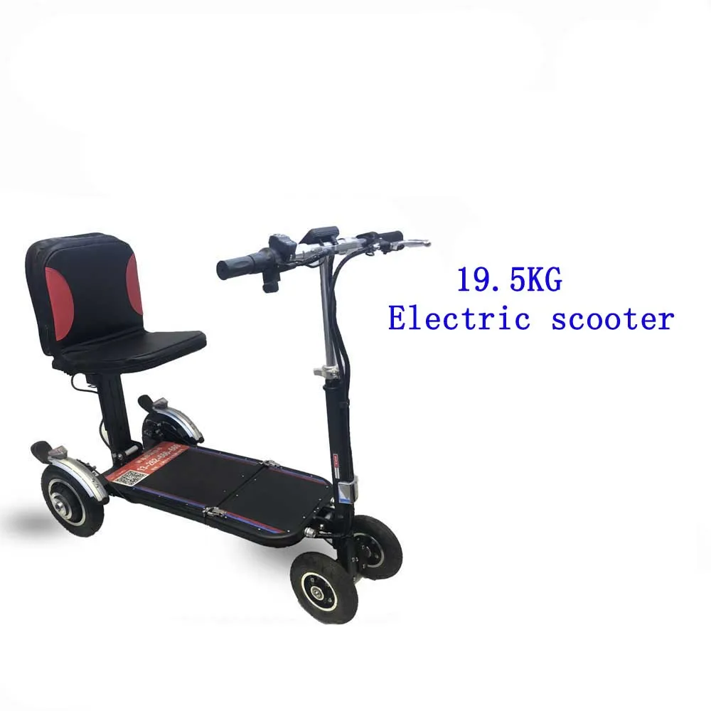 

Electric scooter adult 3/4 wheel used adult foldable raycool electric scooter for elderly people and disabled, Black