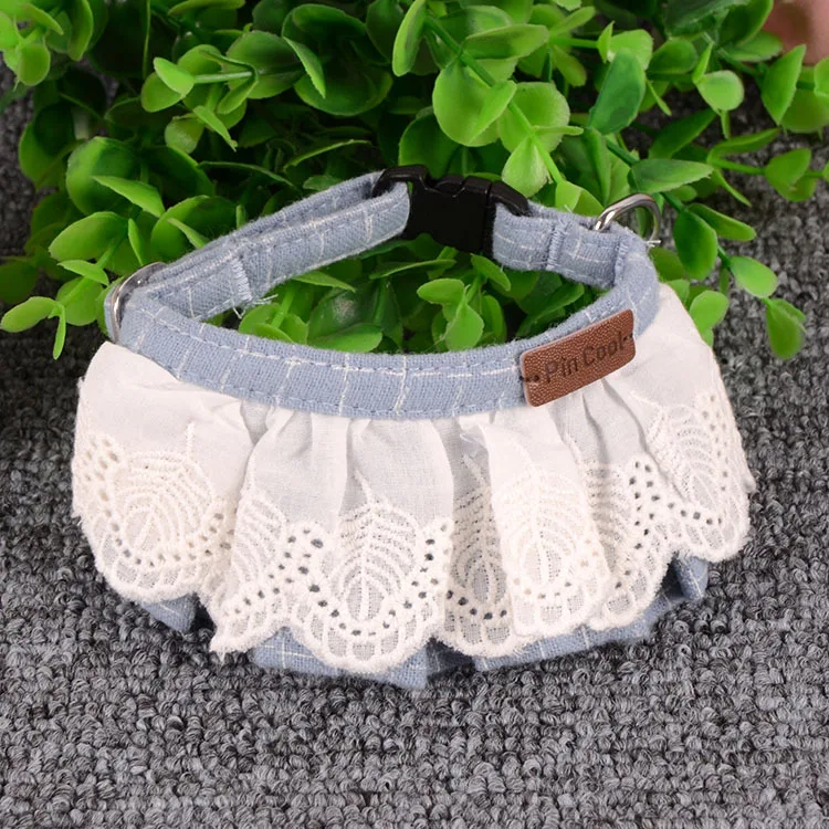 

New Cat Leash Harness Lovely Lace Stripes Small Cat Harness, Customized color