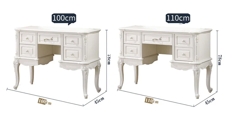 Popular Study Room Furniture Luxury Solid Wood Study Desk Office Writing Table OEM/ODM