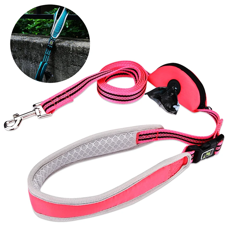 

tangle free multi purpose dog leash with logo