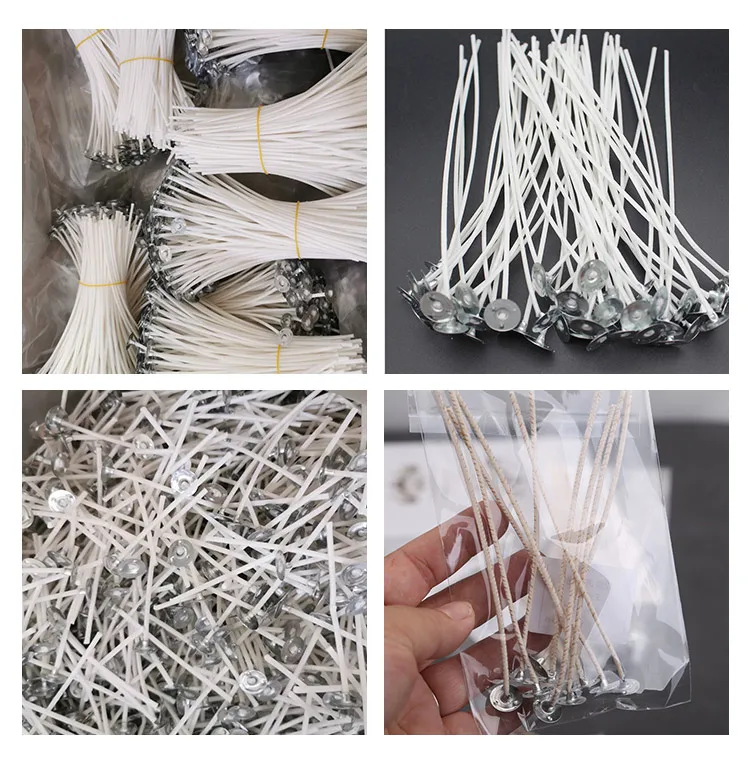 Price Ribbon Braided Square 2mm 10 Cm Natural Cotton Candle Wick With