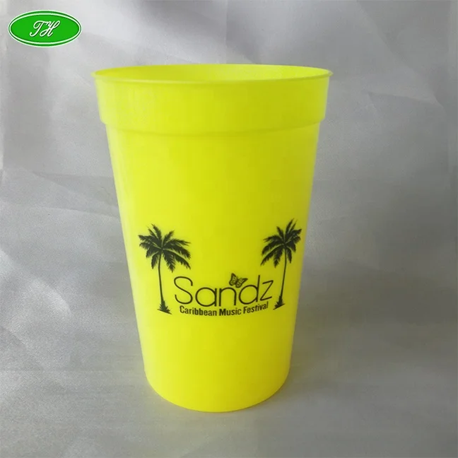 

Plastic customized printed stadium cups clear plastic water cups 8oz 12oz 16oz 22oz 24oz 32oz, Any color available