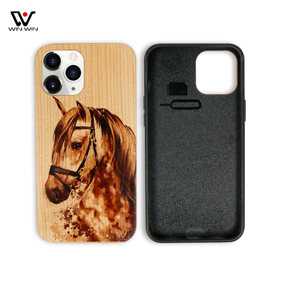 

2021 Durable Handmade Wooden Print Phone Case For iPhone 12 FBA Services Supplier Cases