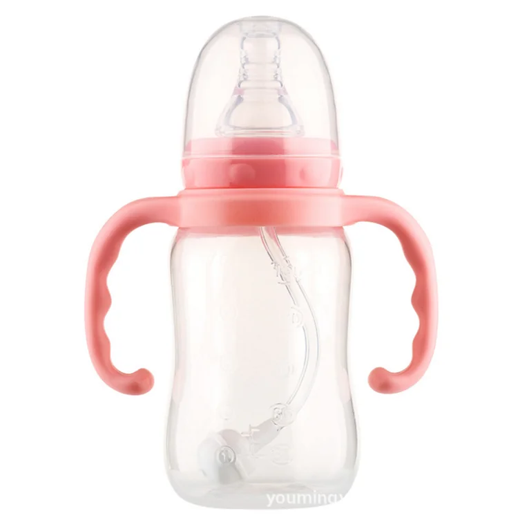 

Bpa free standard PP baby feeding nursing bottle with straw