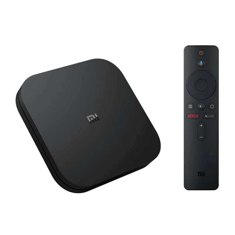 

Global Version New Generation Xiaomi MI BOX S Android TV 8.1 4K Ultra HD Set top TV Box, Black