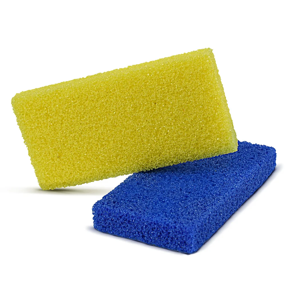 

USA Free Shipping 3200Pcs/Case Professional Foot Care Pedicure Tools Foot File Disposable Mini Pumice Pad, Blue, yellow