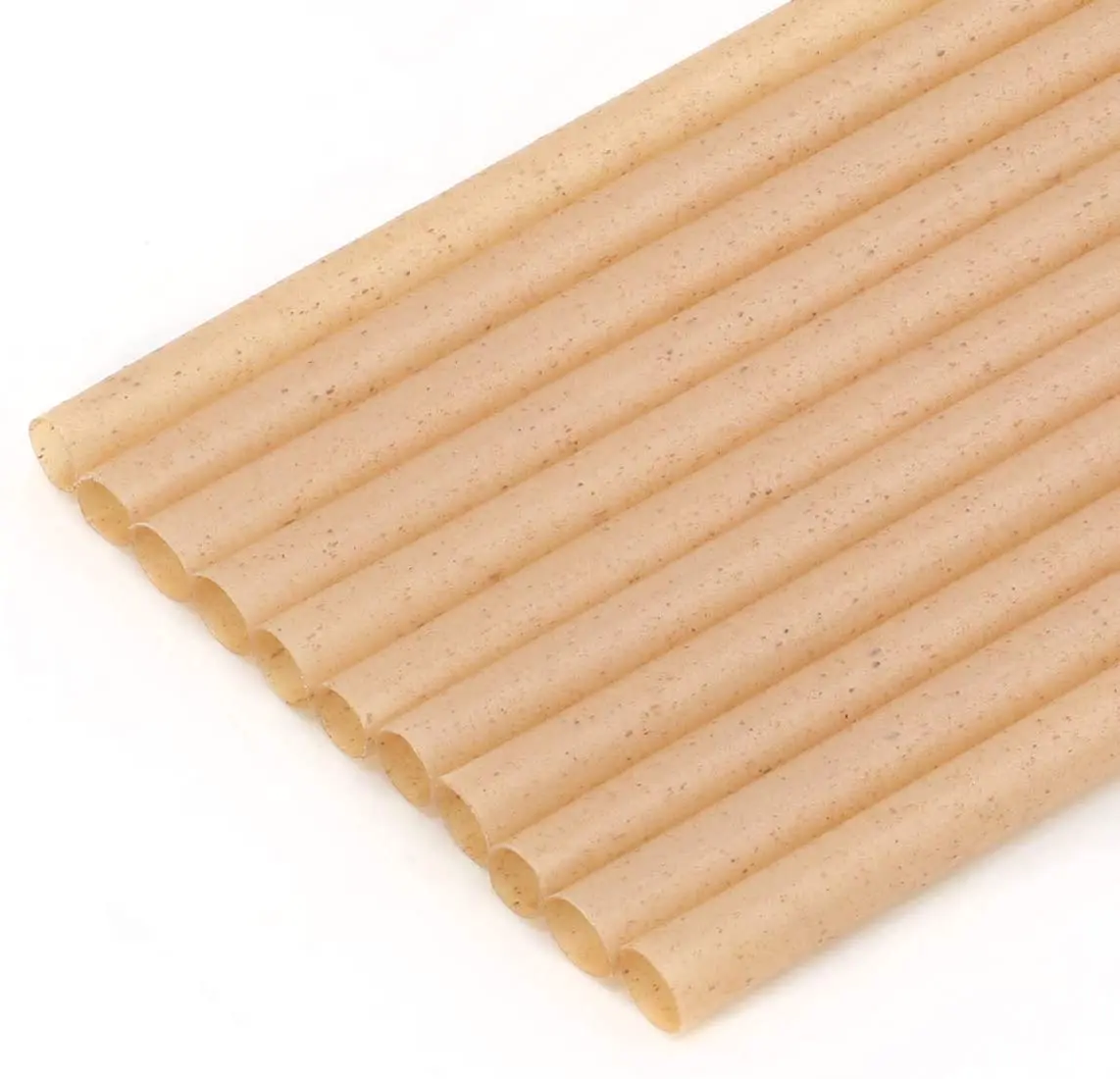 

Customized Biodegradable Composable Sugarcane Fiber Drinking Straw For Juice Packing