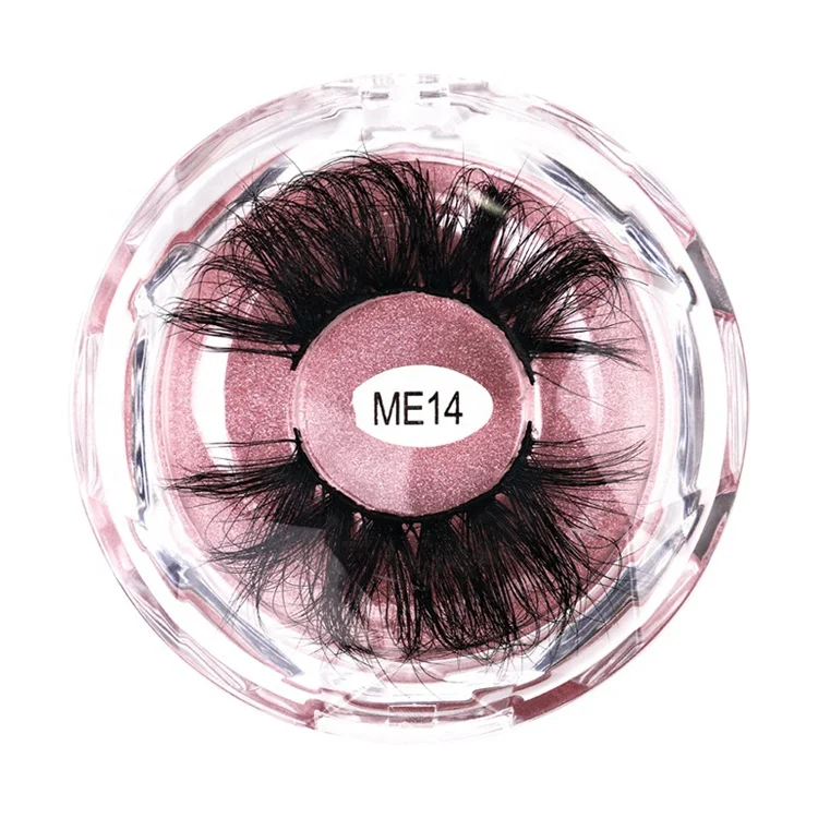 

High Quality False Eye Lash Extension Handmade 6D 5D 30MM Dramatic Fluffy 100% Real Mink Fur Soft 3D 25MM Mink Eyelashes Vendor, Black