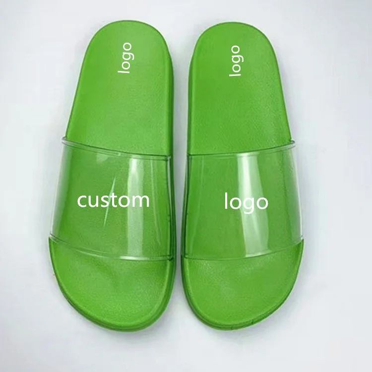 Beach comfort White Pvc Eva Black Glitter Red Blank Plain Oem Custom logo Slide Sandal Slipper Women and Men Shoe Manufacturer