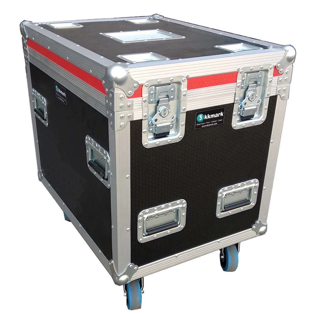 KKMARK used Half Trunk Utility Flight Road Case with Wheels Casters