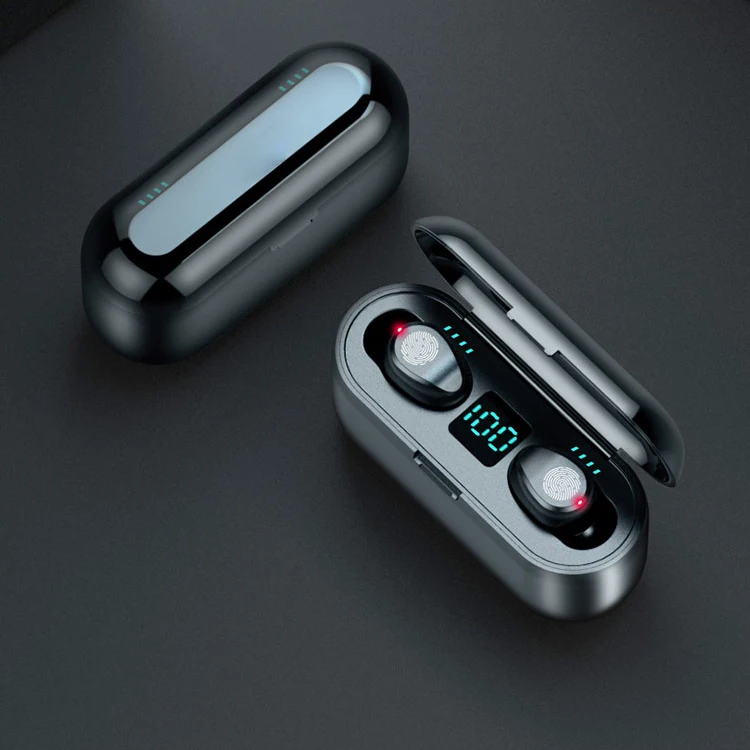 

Tws Wireless Earphones Powerbank Power LCD Display F9 Earbuds Wireless Headphones
