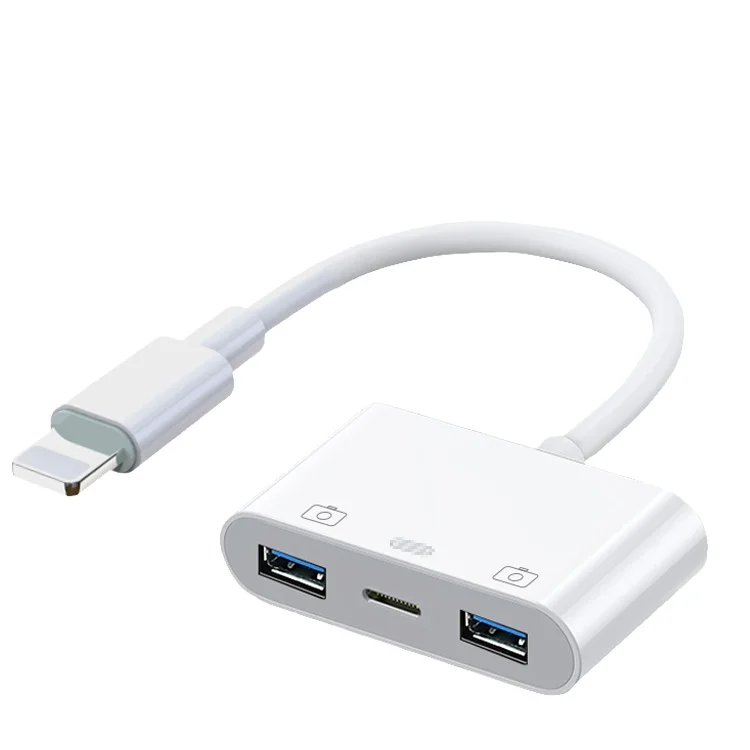 

High quality Universal 3in1 Micro USB 2.0 Power Charging Host OTG Hub Cable Adapter High Speed Charging, Customer customization