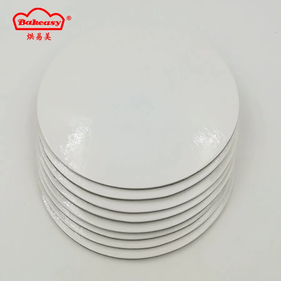 

White Board 2.5MM Thickness 6 inch To 18 inch Sturdy Cake Board Cake Cardboard Rounds Cake Decorating Supplies