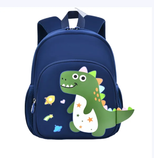 

New cartoon dinosaur school bag for children grades 1-6 large capacity portable shoulder bag mochila escolar