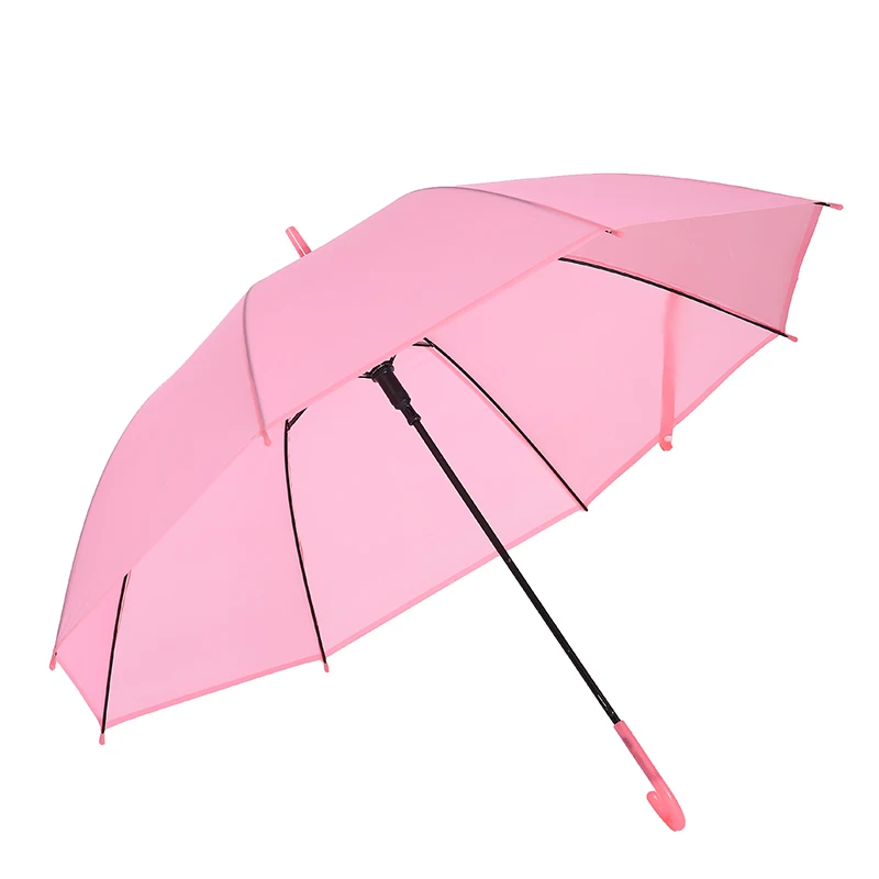

Cheap Price Promotion Gift Transparent Clear Frosted PVC POE Straight Umbrella