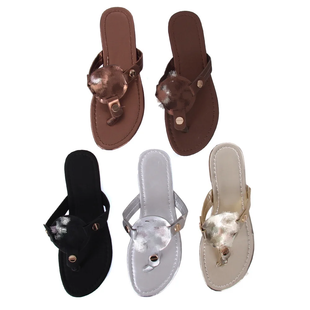 

Latest Design Women Soft-Soled sandals Fashion Summer Outdoor Slides Women Casual Slip-on Colorful Beach Sandals, Picture color