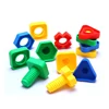 Children Funny Intelligence Screw Nut Matching Game Educational Toys Building Blocks for Kids
