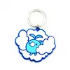 Oem Custom Low MOQ Double Side Racing Key Ring Soft PVC