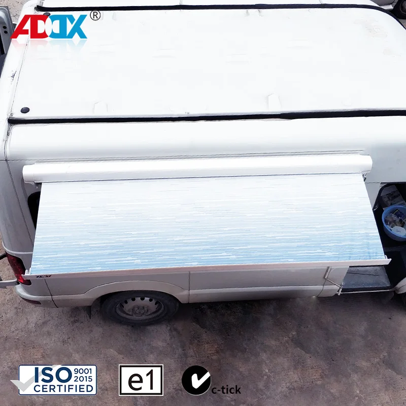 Retractable 12 V Motor Rv Awning 3m Tent Caravan Motorhome Camper