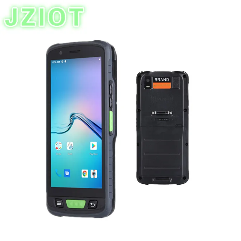 

JZIOT V9100 android handheld 1D 2D QR barcode scanner pda long range RFID uhf with 5.5inch android 9.0 for warehouse inventory