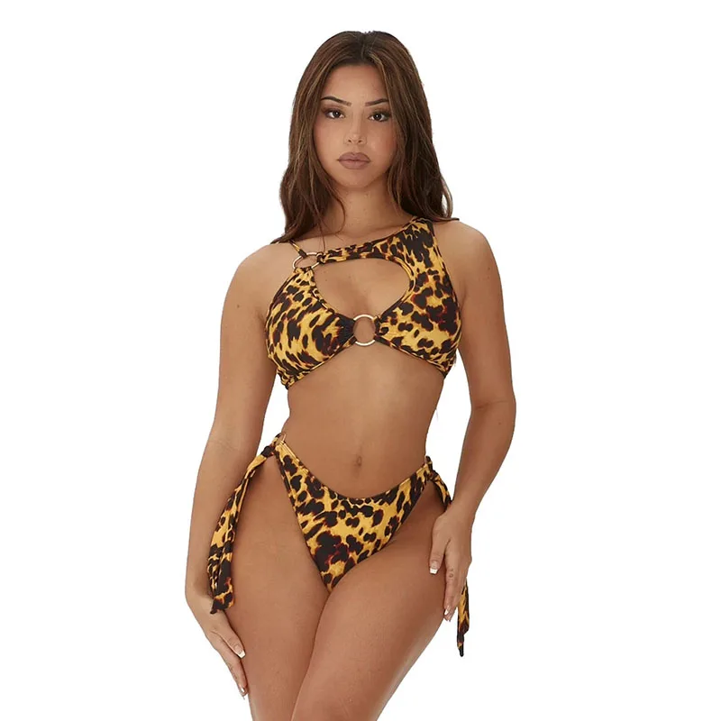 

Amazon eBay Hot Selling Animal print bikini fashion show sexy bikini 2021