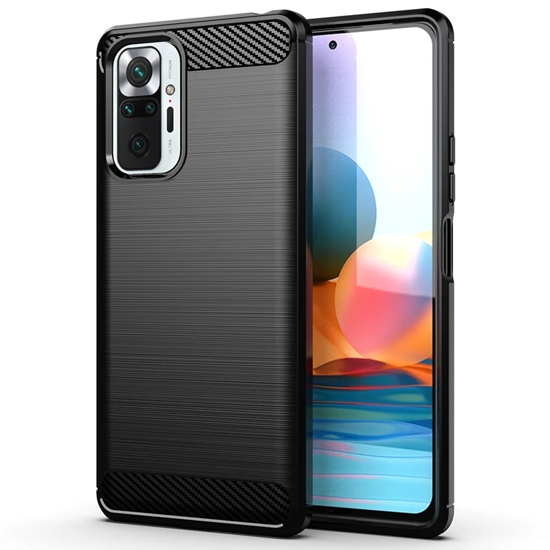 

Luxury Tpu Shockproof Silicone Back Cover Accessories Mobile Phone Case For Redmi note 10 pro