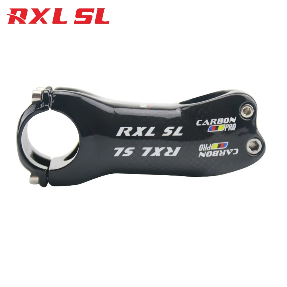 

RXL SL MTB Stem Carbon Fiber Stems for Road Bike Fork 28.6mm 3K Glossy Bicycle Carbon Roadbike Stem