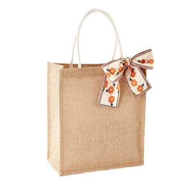 

Custom Wholesaler Shopping Jute Bags For Gifts