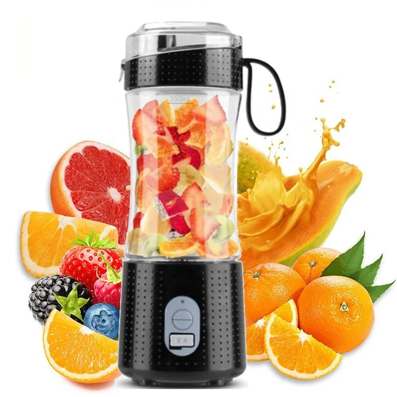 

Customized Mini 4000mAh Rechargeable LOW NOISE 350ml Usb Protein Blender Portable Juicer Cup Hand Mixer Blender