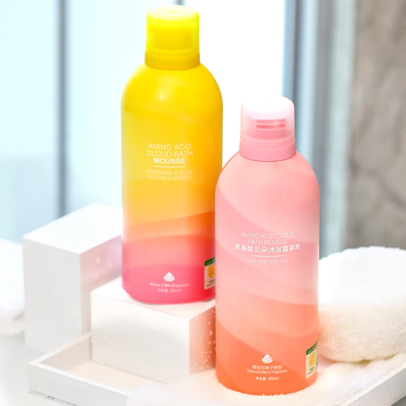

OKANEN Spa Bath Mousse Milk Foam Skin Smooth Shower Gel Sakura Body Wash OEM