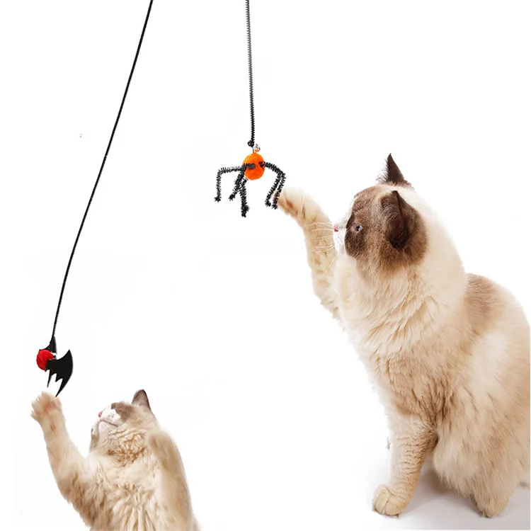 

China cheap hanging colorful pet toys bell cat toy funny interactive cat toys