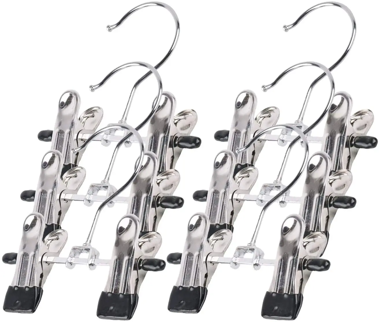 

Strong boot hanger 20 pack metal clothes hat pins for home travel, Black