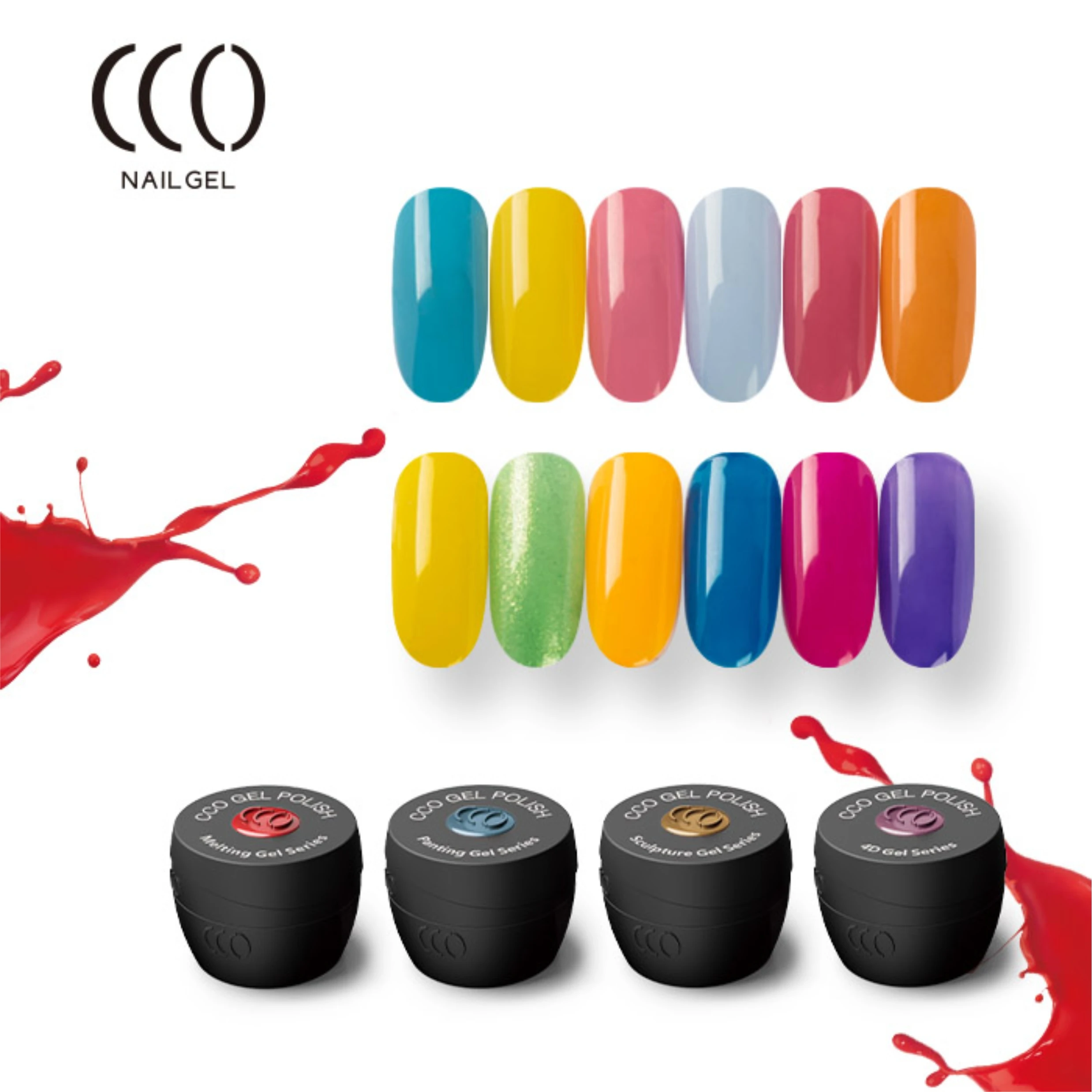 Cco High Quality Hot Sale Painting Color Gel Paint Nail Art Gel Nail