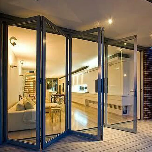 

D-TOP modern interior sliding folding door glass folding door patio aluminum glass modern doors for house
