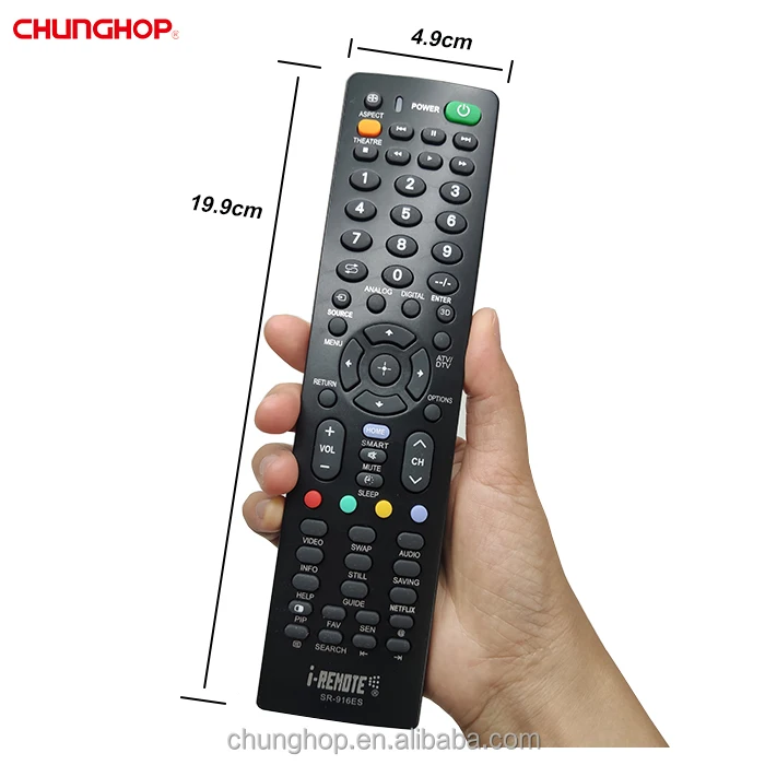 

i-remote new codes product SR-916ES sony tv remote control replacement